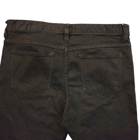 Free People Black Busted Knee Skinny Jeans - Picture 4 of 7